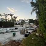 Instalación de pista panorámica de aluminio en Marbella