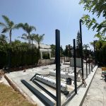 Instalación de pista panorámica de aluminio en Marbella